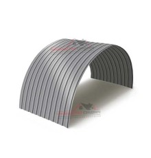 Профнастил МП10ПГ-0.4, Ширина-1100, Полиэстер RAL7004