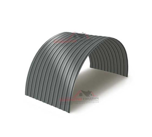 Купить профнастил МП10ПГ-0.45, Ширина-1100, Полиэстер RAL7005 