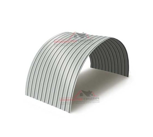 Купить профнастил МП10ПГ-0.5, Ширина-1100, Полиэстер RAL7035 