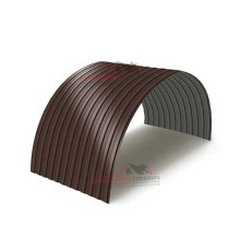 Профнастил МП10ПГ-0.4, Ширина-1100, Полиэстер RAL8017