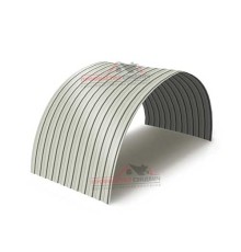 Профнастил МП10ПГ-0.45, Ширина-1100, Полиэстер RAL9002