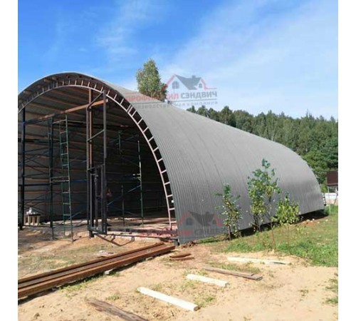 Купить профнастил МП10ПГ-0.45, Ширина-1100, Полиэстер RAL9006 