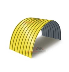 Профнастил МП20ПГ-0.45, Ширина-1100, Полиэстер RAL1018