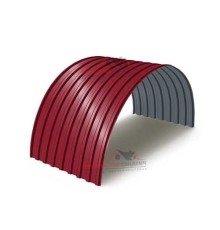 Профнастил МП20ПГ-0.45, Ширина-1100, Полиэстер RAL3003