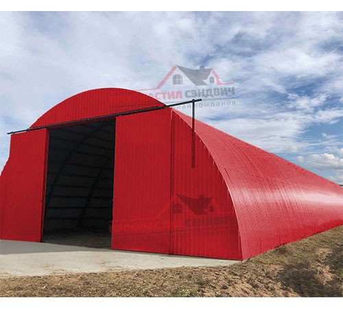 Купить профнастил МП20ПГ-0.5, Ширина-1100, Полиэстер RAL3020 