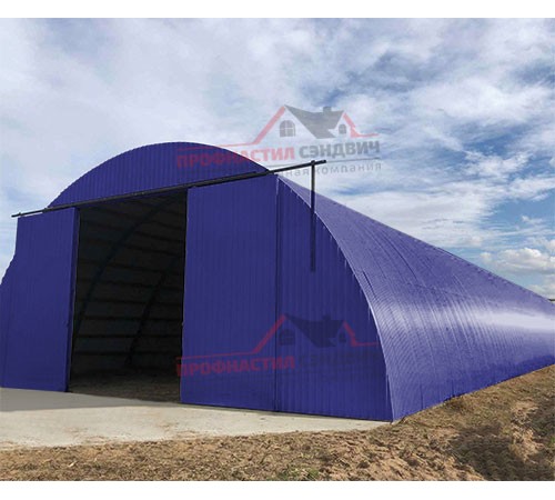 Купить профнастил МП20ПГ-0.45, Ширина-1100, Полиэстер RAL5002 