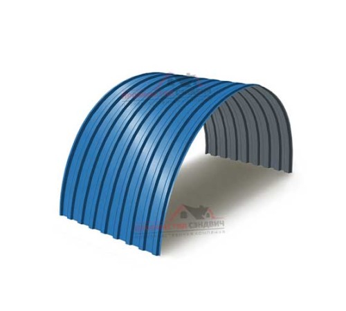 Купить профнастил МП20ПГ-0.5, Ширина-1100, Полиэстер RAL5015 