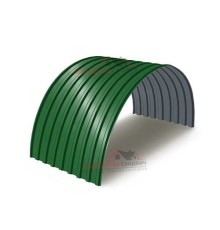 Профнастил МП20ПГ-0.45, Ширина-1100, Полиэстер RAL6002