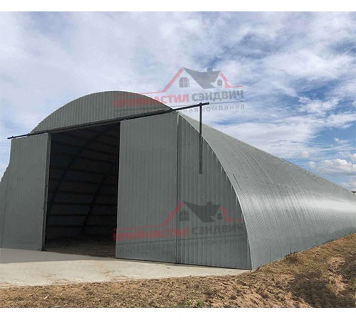 Купить профнастил МП20ПГ-0.45, Ширина-1100, Полиэстер RAL7005 