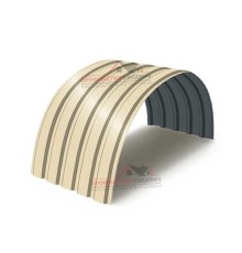 Профнастил МП35ПГ-0.45, Ширина-1035, Полиэстер RAL1015