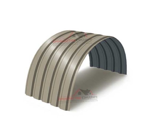 Купить профнастил МП35ПГ-0.7, Ширина-1035, Полиэстер RAL1035 