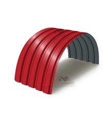 Профнастил МП35ПГ-0.45, Ширина-1035, Полиэстер RAL3020