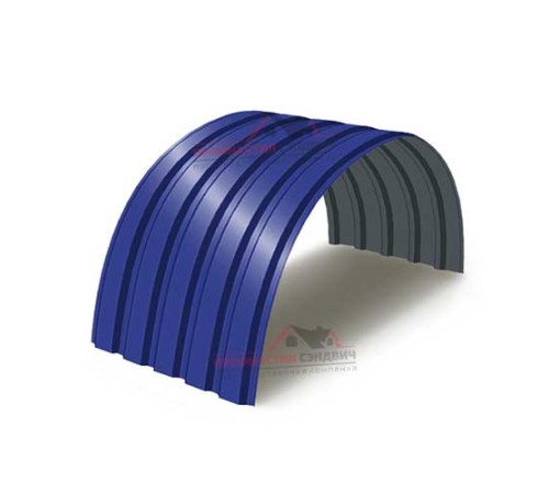 Купить профнастил МП35ПГ-0.45, Ширина-1035, Полиэстер RAL5002 