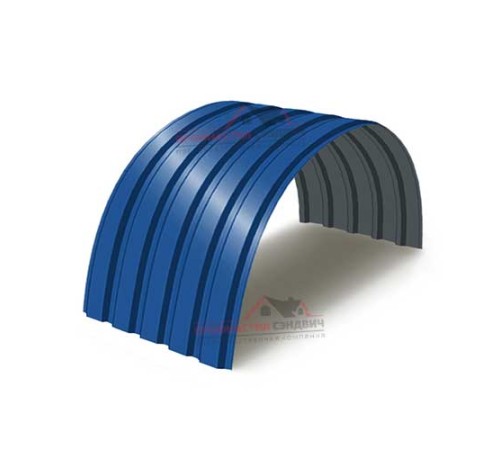 Купить профнастил МП35ПГ-0.5, Ширина-1035, Полиэстер RAL5005 