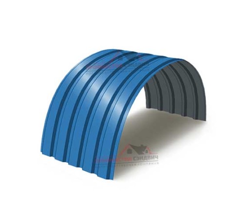 Купить профнастил МП35ПГ-0.5, Ширина-1035, Полиэстер RAL5015 