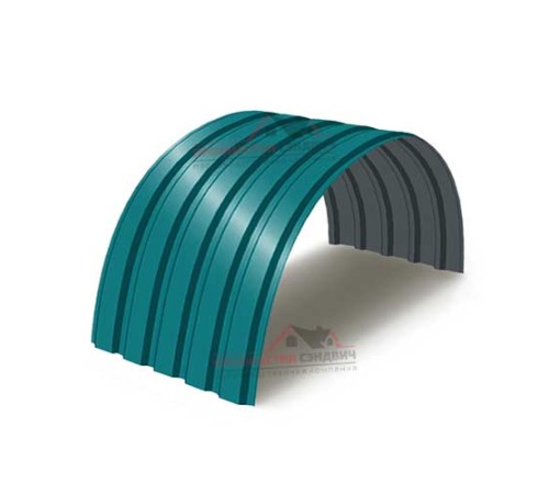 Купить профнастил МП35ПГ-0.45, Ширина-1035, Полиэстер RAL5021 