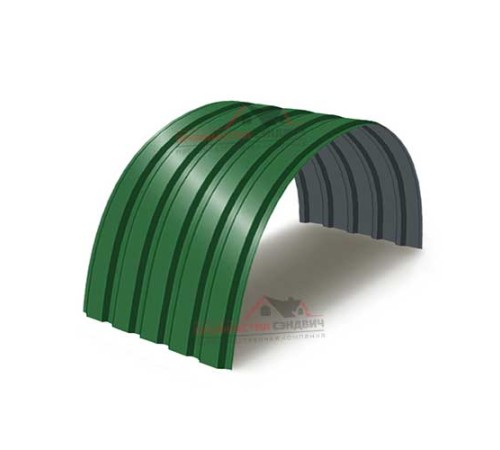 Купить профнастил МП35ПГ-0.7, Ширина-1035, Полиэстер RAL6002 