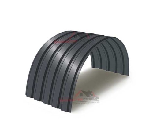 Купить профнастил МП35ПГ-0.45, Ширина-1035, Полиэстер RAL7024 