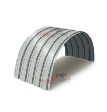 Профнастил МП35ПГ-0.5, Ширина-1035, Полиэстер RAL7035