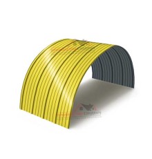 Профнастил НС18ПГ-1150-0.45 Полиэстер RAL1018