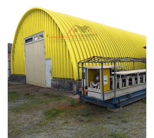 Купить профнастил НС18ПГ-1150-0.45 Полиэстер RAL1018 