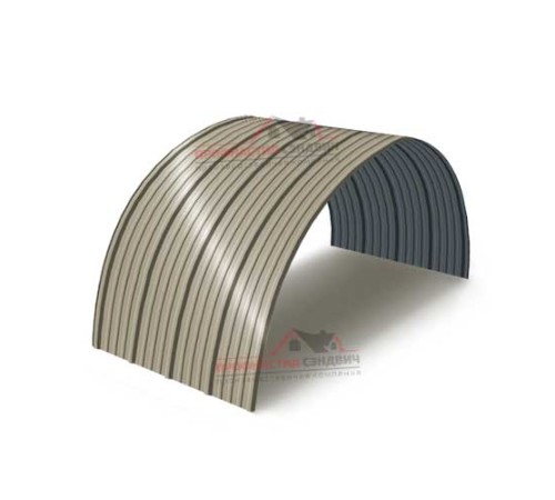 Купить профнастил НС18ПГ-1150-0.5 Полиэстер RAL1035 