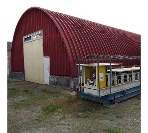 Купить профнастил НС18ПГ-1150-0.45 Полиэстер RAL3005 