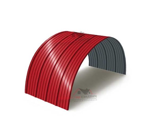 Купить профнастил НС18ПГ-1150-0.7 Полиэстер RAL3020 