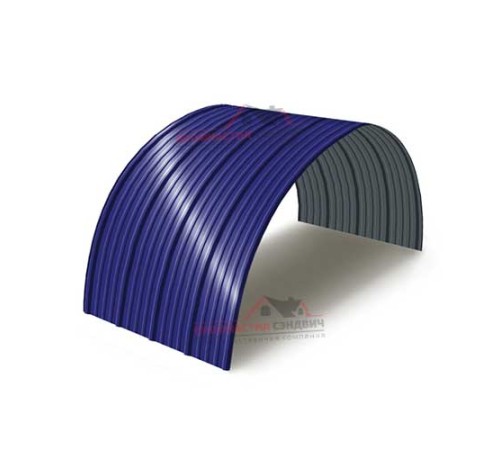 Купить профнастил НС18ПГ-1150-0.45 Полиэстер RAL5002 