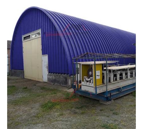 Купить профнастил НС18ПГ-1150-0.45 Полиэстер RAL5002 