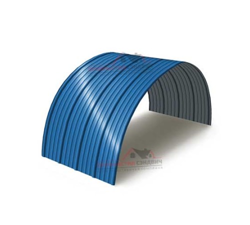 Купить профнастил НС18ПГ-1150-0.7 Полиэстер RAL5015 