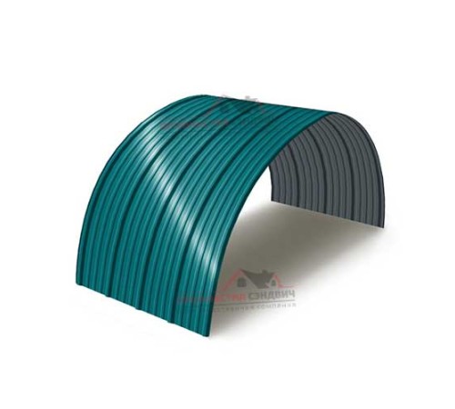 Купить профнастил НС18ПГ-1150-0.4 Полиэстер RAL5021 