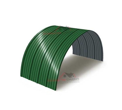 Купить профнастил НС18ПГ-1150-0.45 Полиэстер RAL6002 