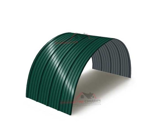 Купить профнастил НС18ПГ-1150-0.45 Полиэстер RAL6005 