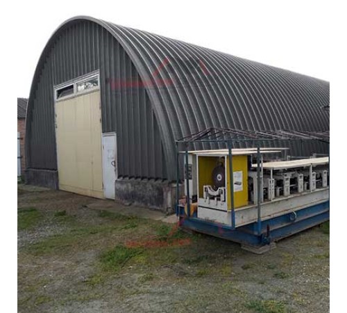 Купить профнастил НС18ПГ-1150-0.45 Полиэстер/Двусторонний RAL7024 