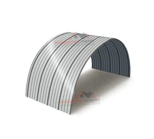 Купить профнастил НС18ПГ-1150-0.5 Полиэстер RAL7035 