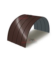 Профнастил НС18ПГ-1150-0.4 Полиэстер RAL8017