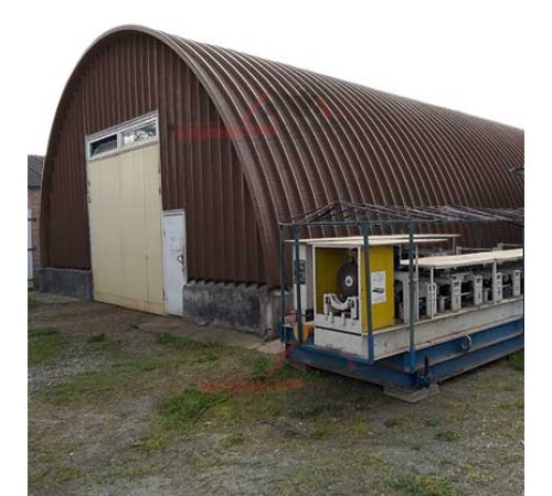 Купить профнастил НС18ПГ-1150-0.45 Полиэстер/Двусторонний RAL8017 