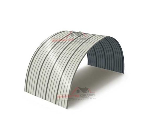 Купить профнастил НС18ПГ-1150-0.45 Полиэстер RAL9002 