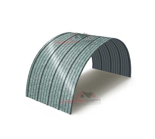 Купить профнастил НС18ПГ-1150-0.4 Оцинкованный 