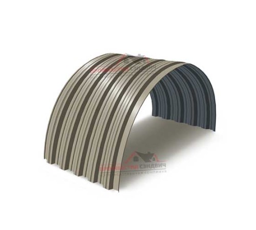 Купить профнастил НС35ПГ-0.7, Ширина-1000, Полиэстер RAL1035 