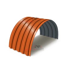 Профнастил НС35ПГ-0.45, Ширина-1000, Полиэстер RAL2004