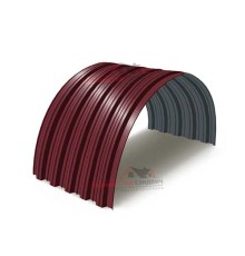 Профнастил НС35ПГ-0.45, Ширина-1000, Полиэстер RAL3005