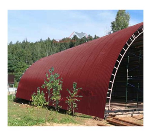 Купить профнастил НС35ПГ-0.7, Ширина-1000, Полиэстер RAL3011 