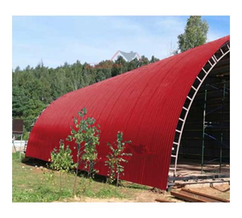 Купить профнастил НС35ПГ-0.5, Ширина-1000, Полиэстер RAL3020 