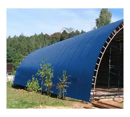 Купить профнастил НС35ПГ-0.45, Ширина-1000, Полиэстер RAL5005 