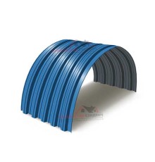 Профнастил НС35ПГ-0.5, Ширина-1000, Полиэстер RAL5015