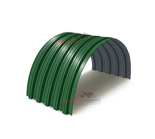 Купить профнастил НС35ПГ-0.7, Ширина-1000, Полиэстер RAL6002 