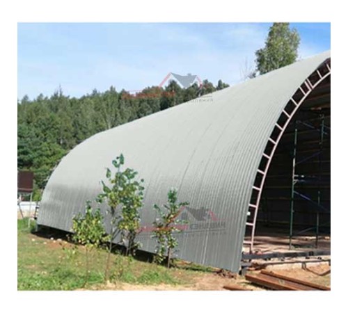 Купить профнастил НС35ПГ-0.5, Ширина-1000, Полиэстер RAL7035 