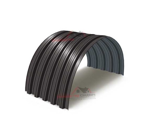 Купить профнастил НС35ПГ-0.45, Ширина-1000, Полиэстер RR32 